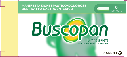 BUSCOPAN*6SUPP 10MG