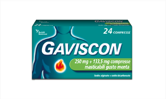 GAVISCON*24CPR MENT250+133,5MG