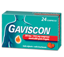 GAVISCON*24CPR FRAG250+133,5MG