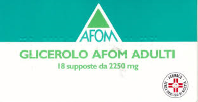 GLICEROLO AFOM*AD 18SUPP2250MG