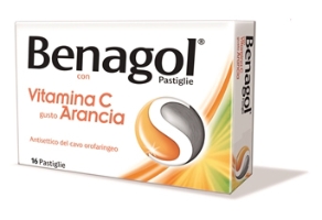 BENAGOL VIT C*16PAST ARANCIA