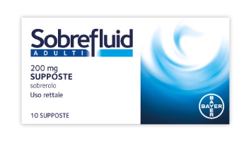 SOBREFLUID*AD 10SUPP 200MG