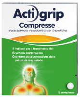 ACTIGRIP*12CPR 2,5+60+500MG