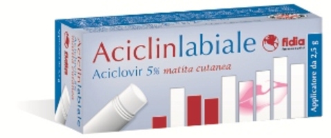 ACICLINLABIALE*MATITA 2,5G 5%