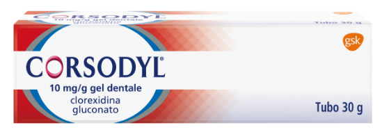 CORSODYL*GEL DENT 30G 1G/100G